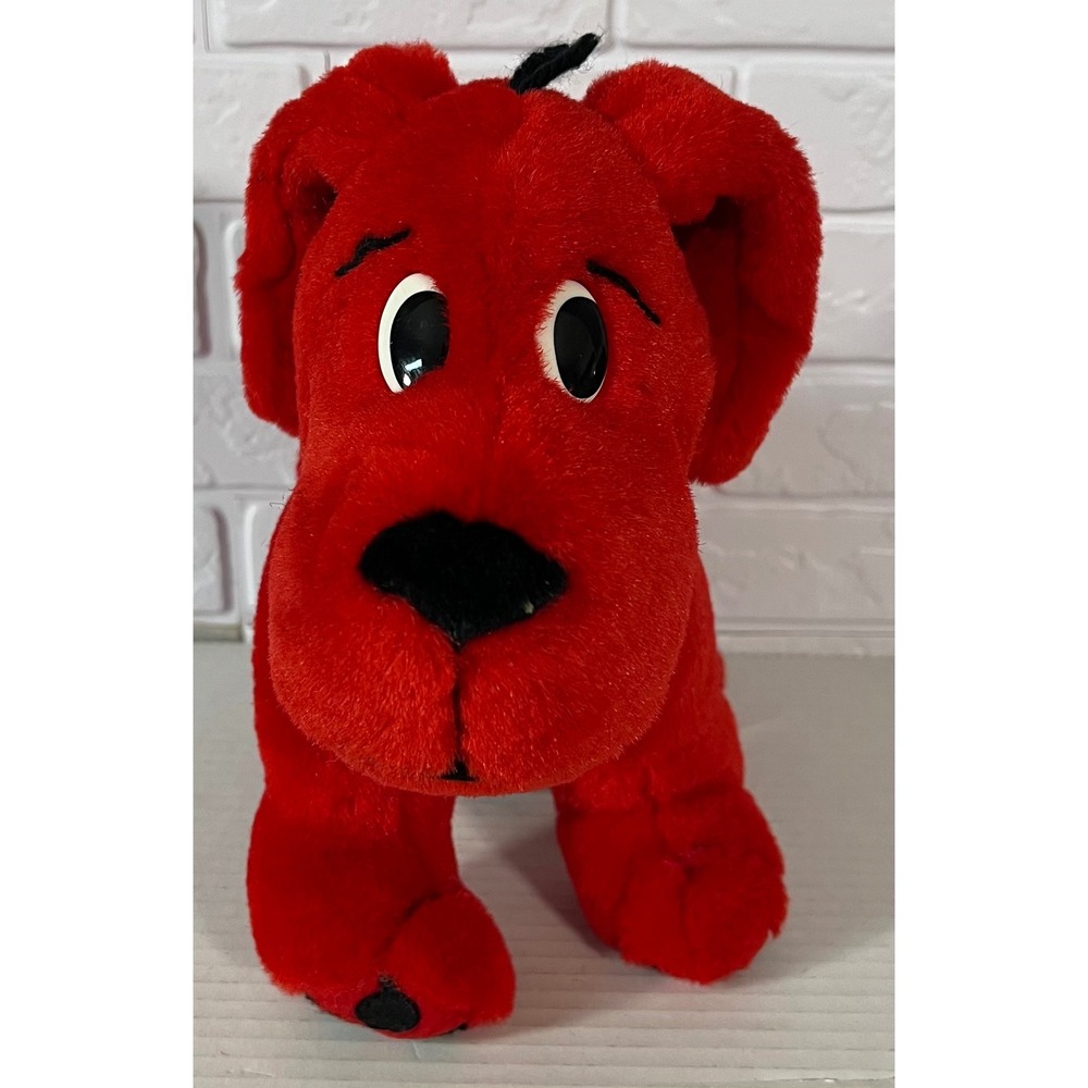 Toy Island Clifford The Big Red Dog Plush Kids OS Red Stuffed Animal 2000 VTG